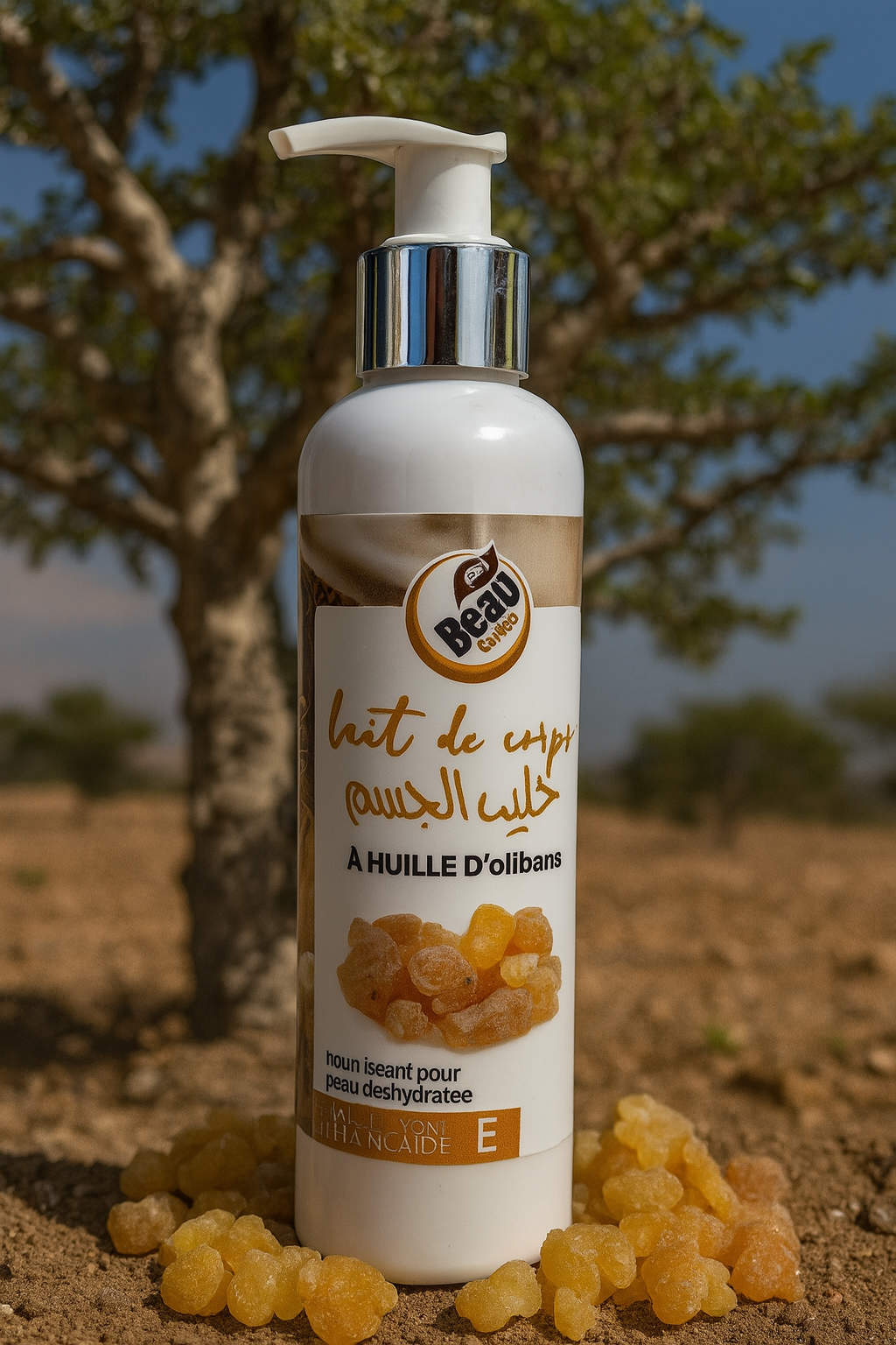 Lait de corps à l’huile d’olibans 200 ml