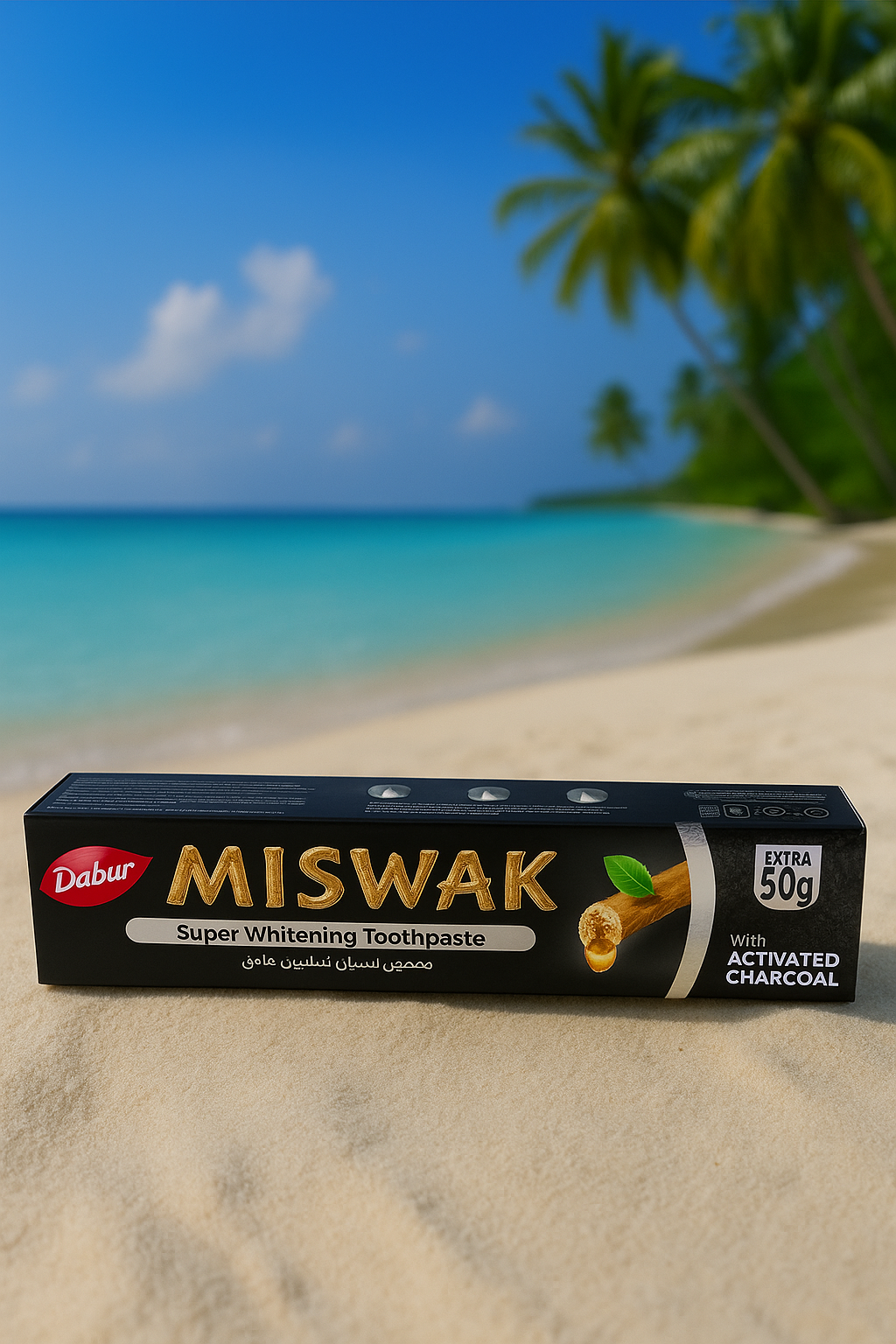 Dentifrice Miswak charbon
