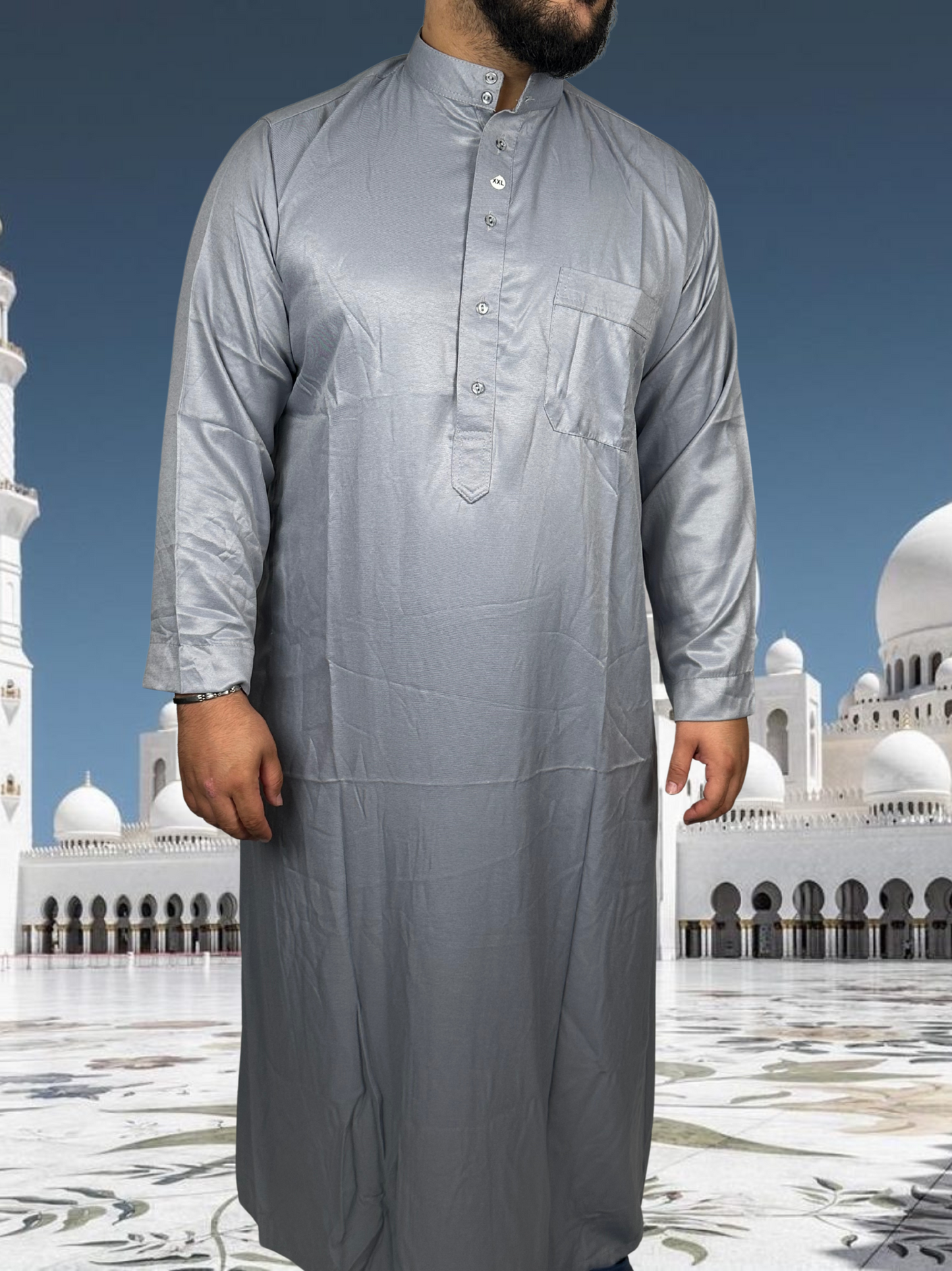 Qamis avec col
