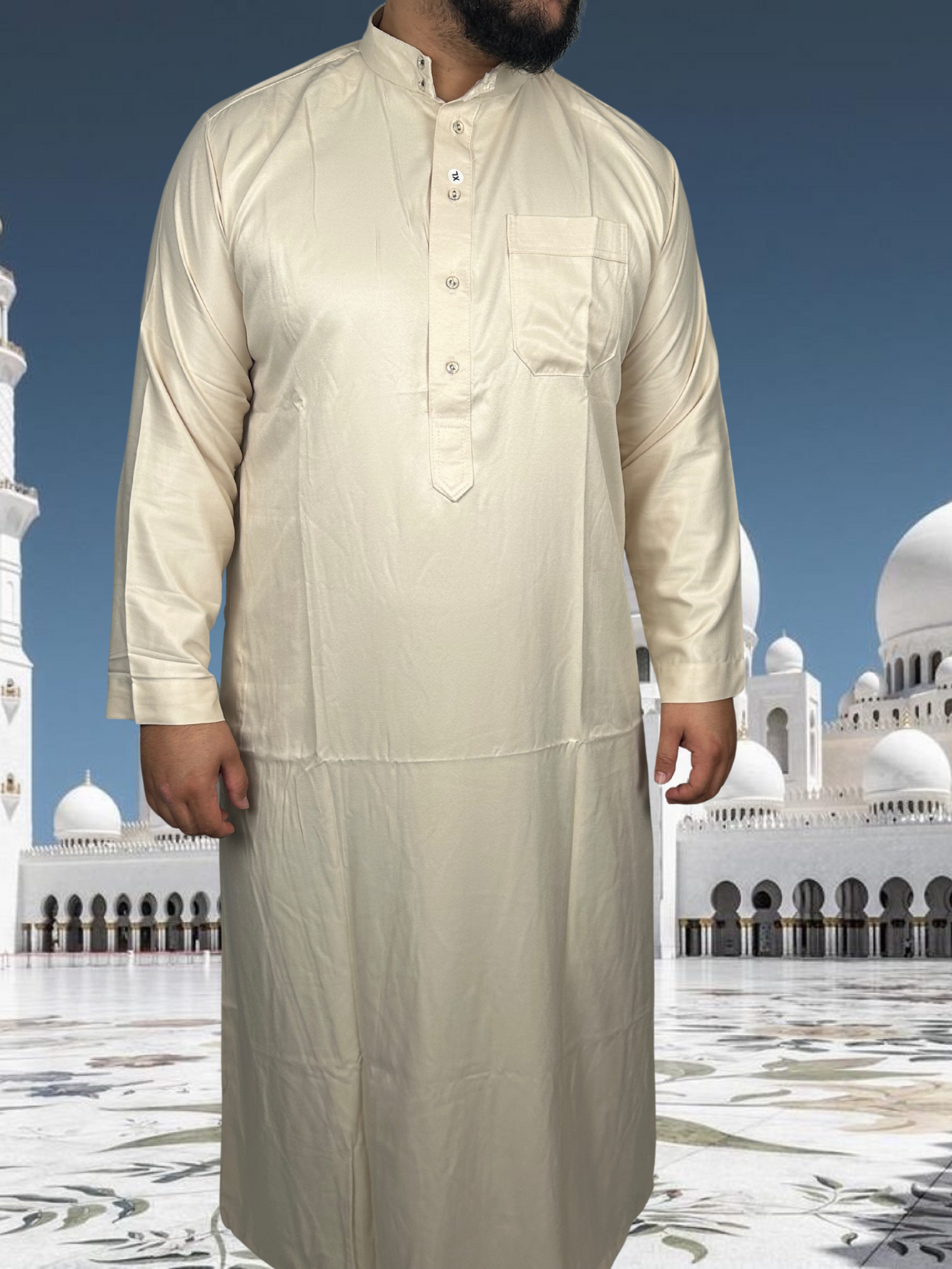 Qamis avec col