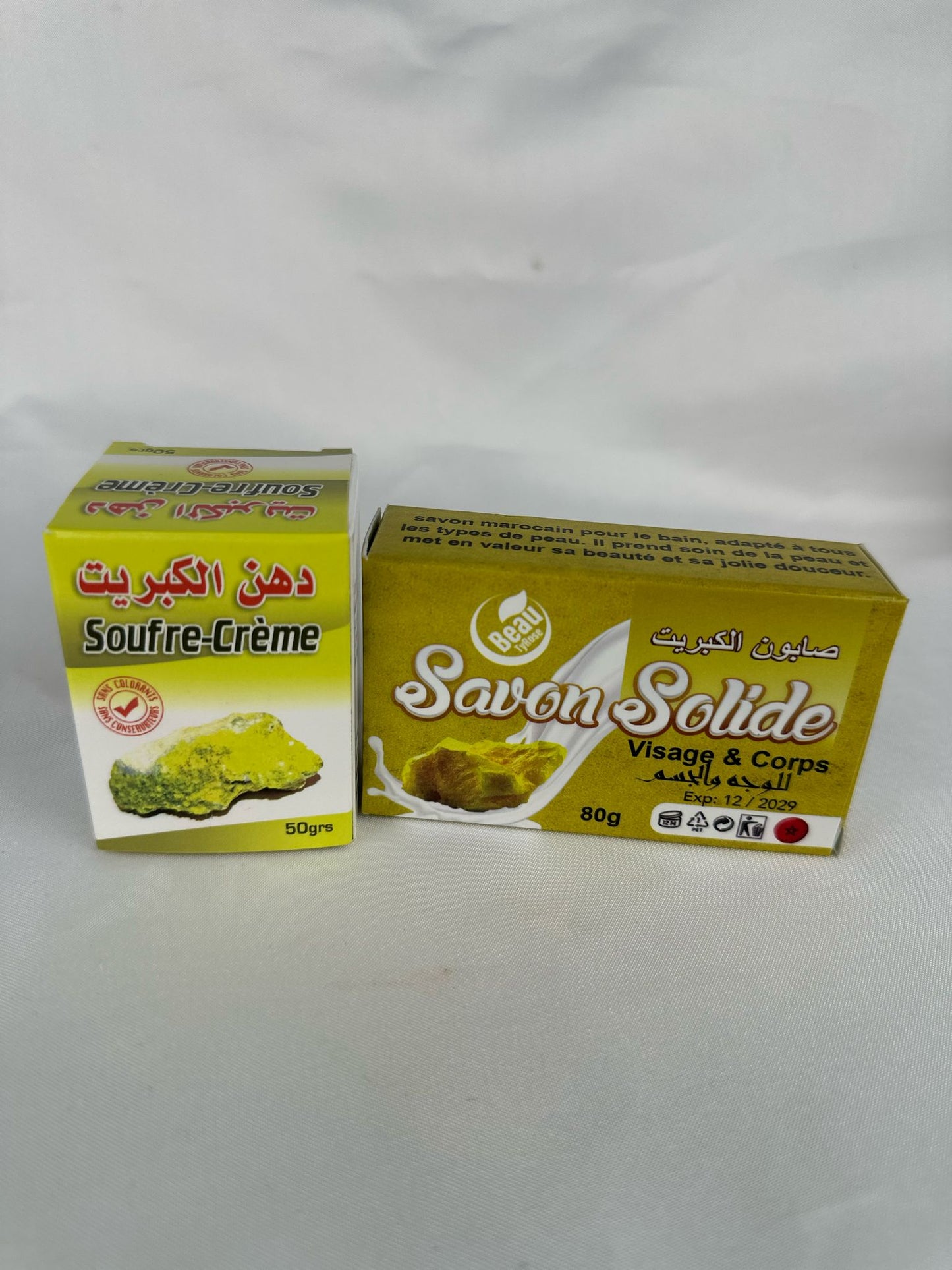Pack soufre (savon, crème)