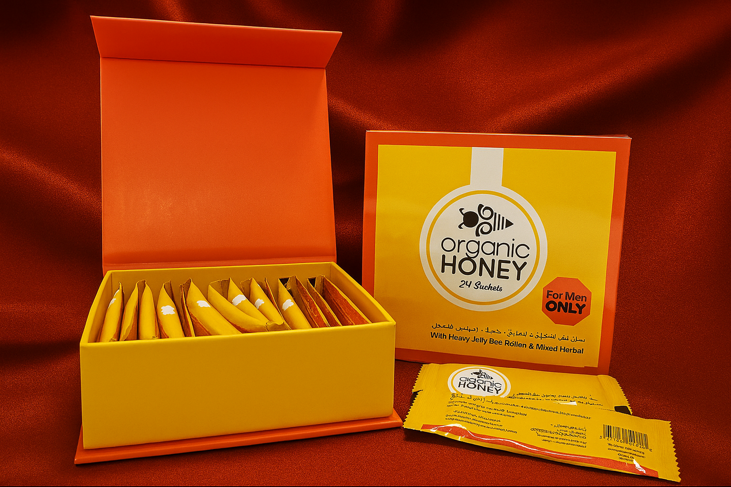 Organic Honey/  boîte de 24 stick de 10g