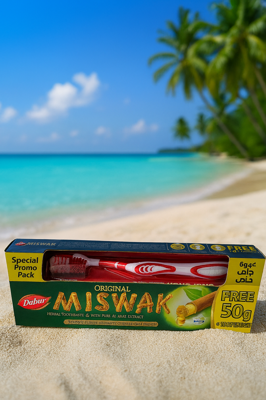 Dentifrice Miswak original + brosse à dent