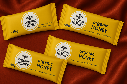 Organic Honey/ 4 sticks de 10g