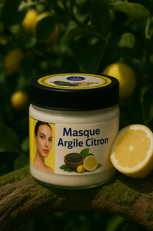 Masque argile citron