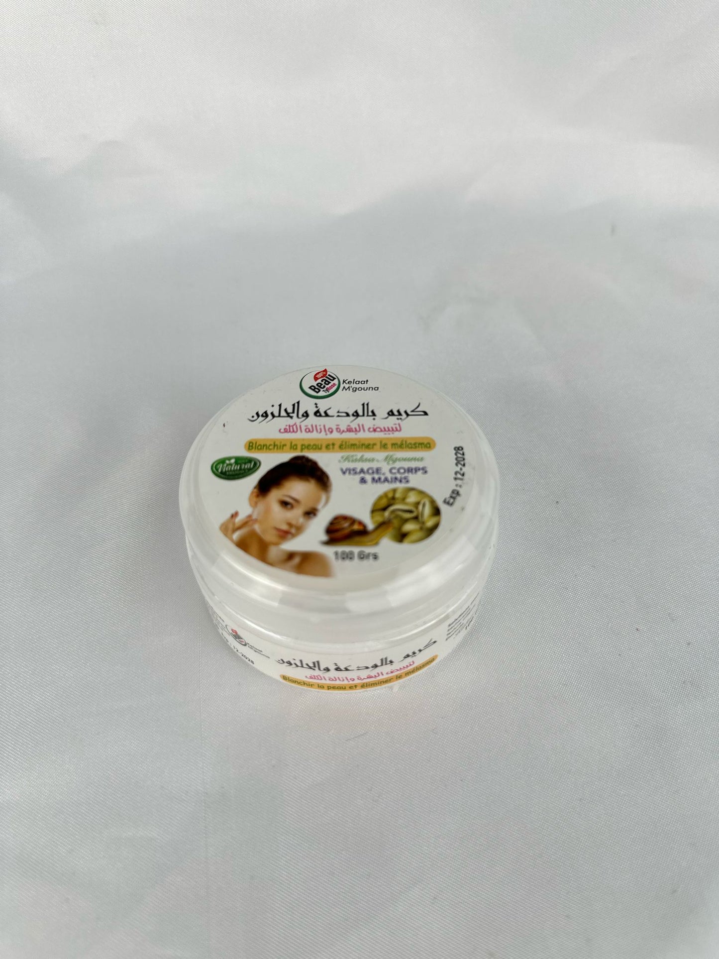 Crème à la bave d’escargot